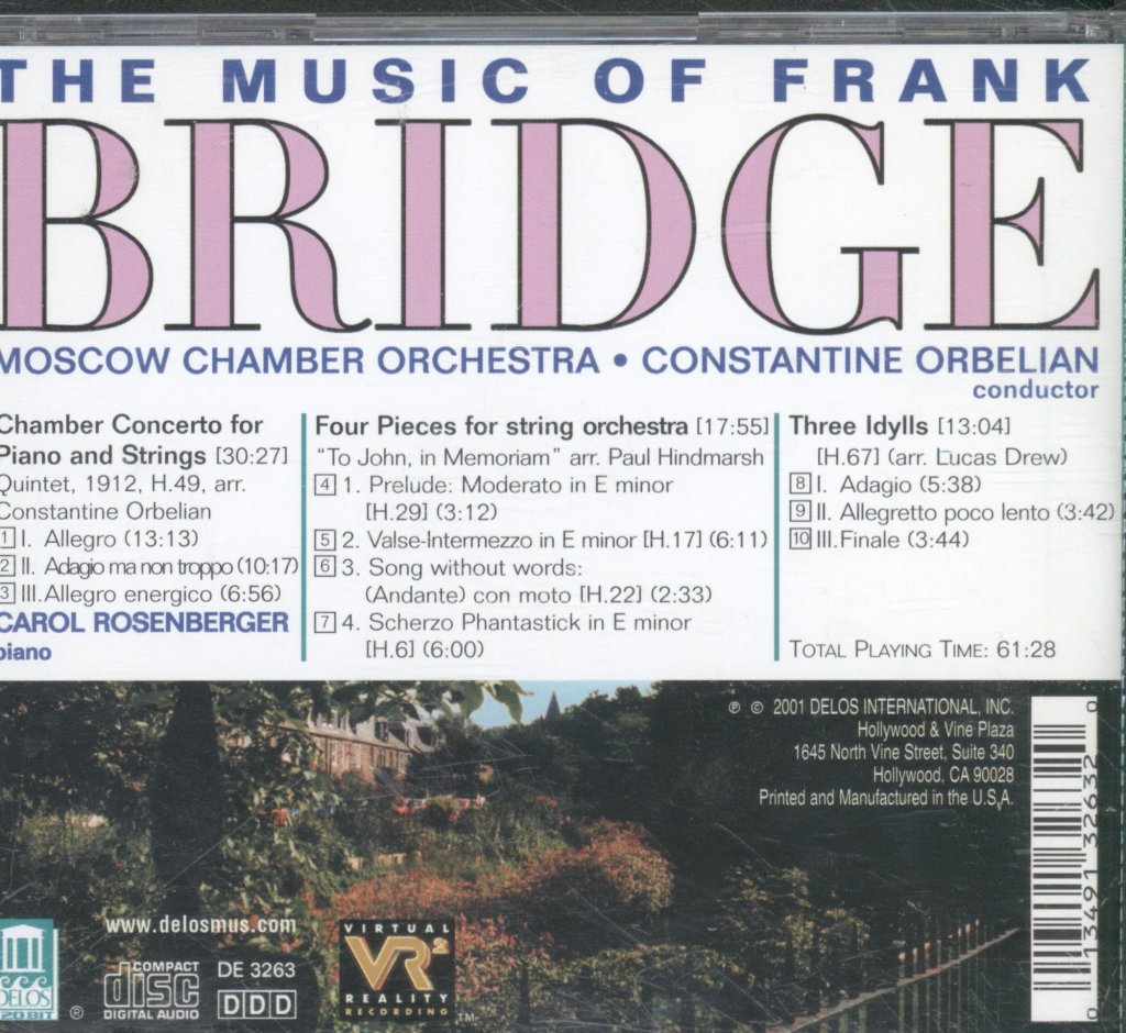 Moscow Chamber Orchestra - Music OF Frank Bridge - Cd