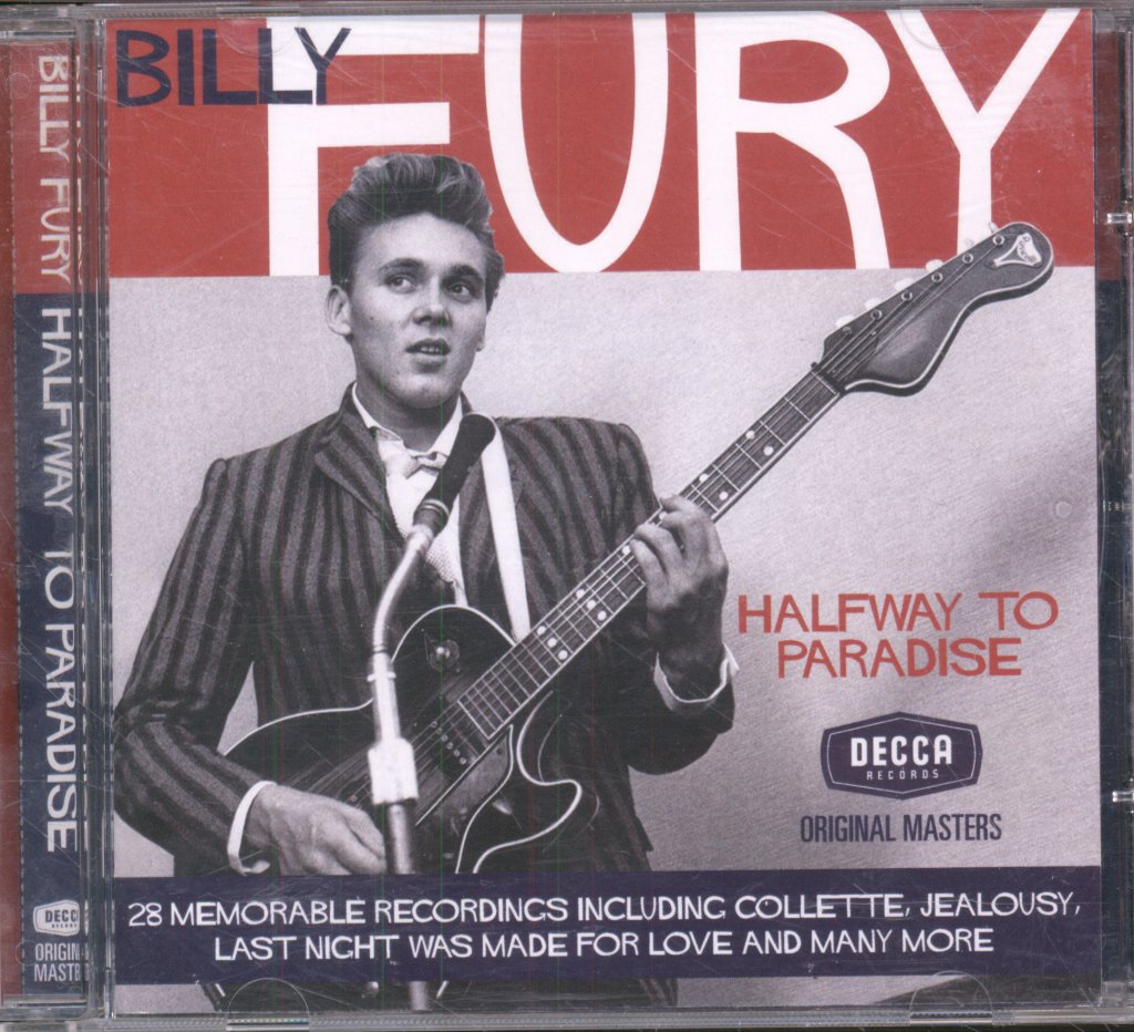 Billy Fury - Halfway To Paradise - Cd