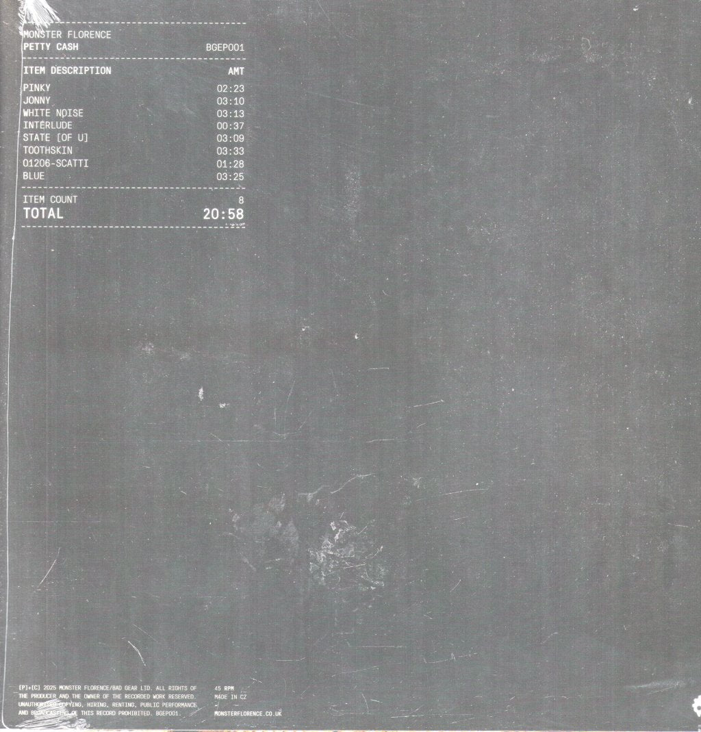 Monster Florence - Petty Cash - Lp