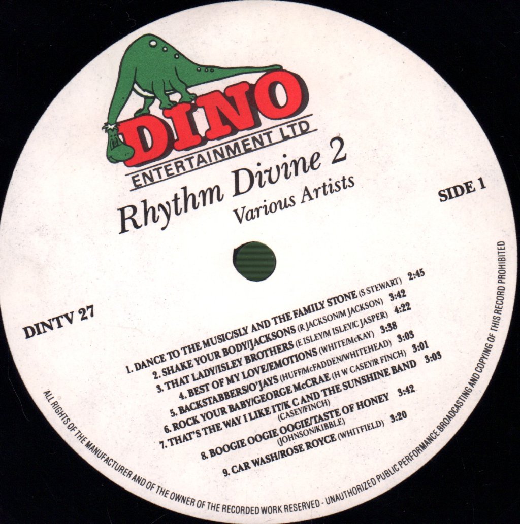 Various Artists - Rhythm Divine 2 - Double Lp