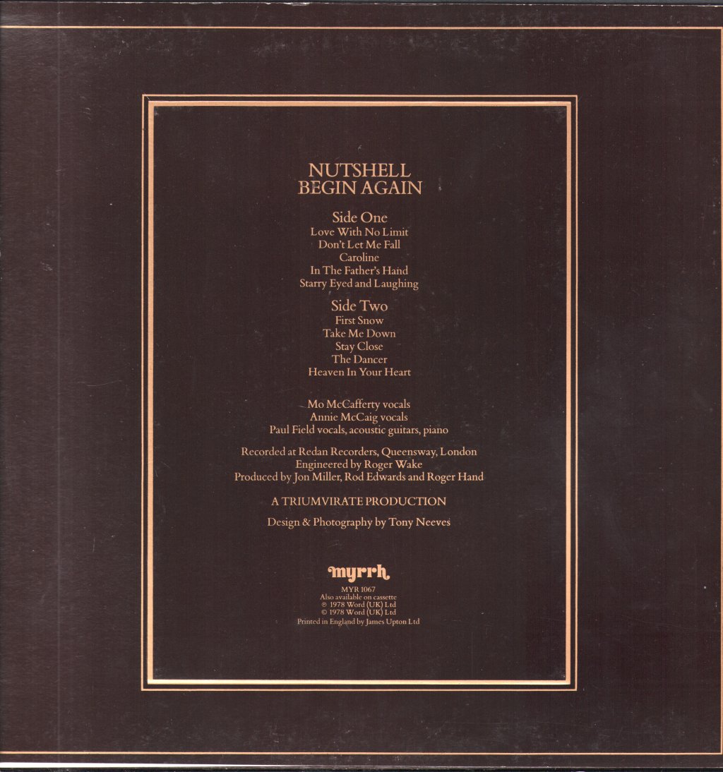 Nutshell - Begin Again - Lp