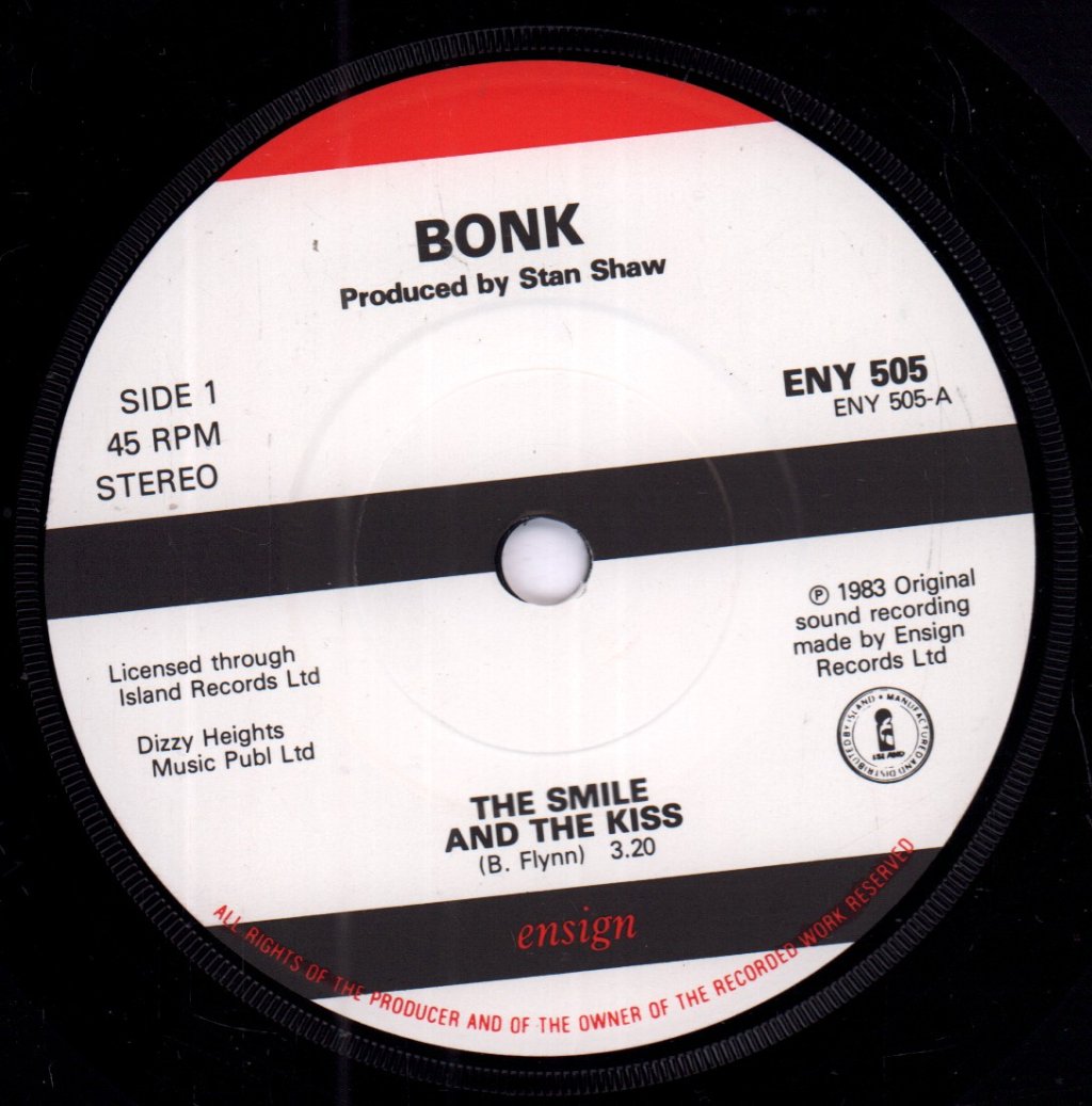 Bonk - Smile And The Kiss - 7 Inch