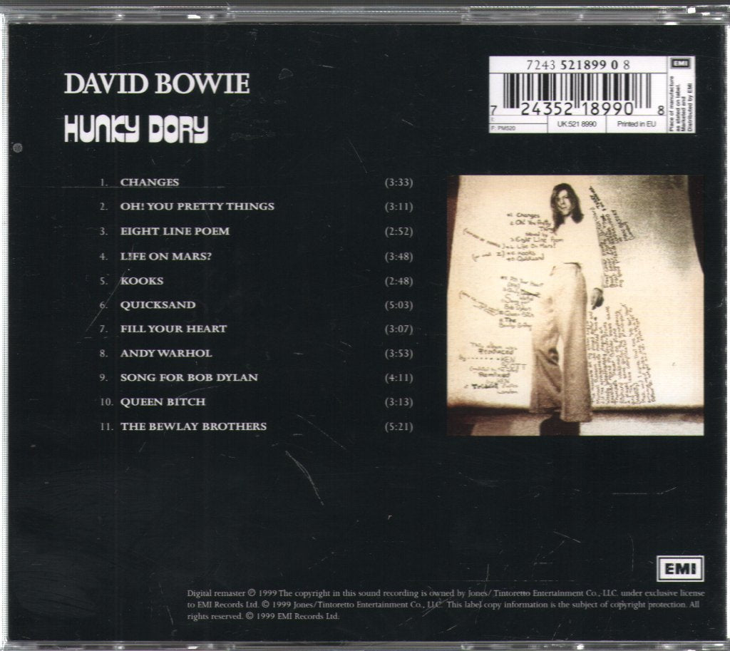 David Bowie - Hunky Dory - Cd