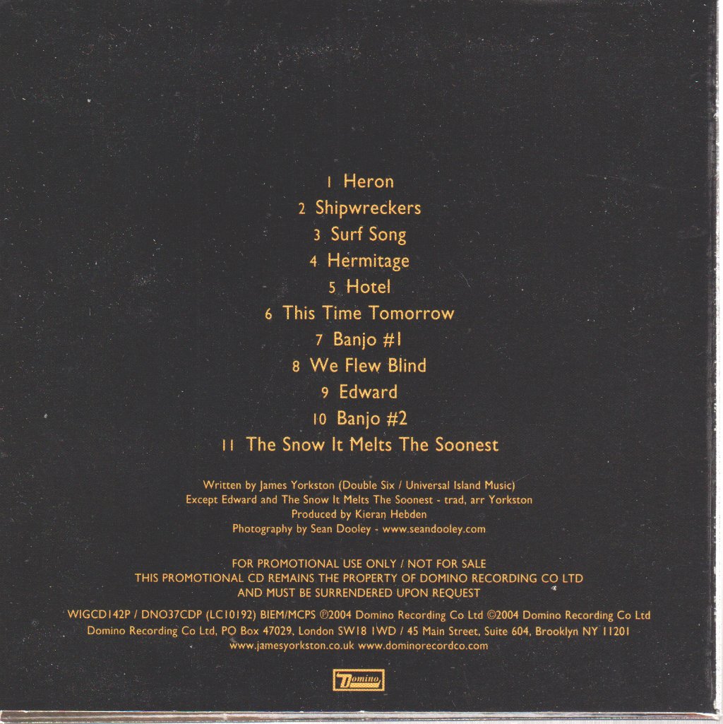 James Yorkston And The Athletes - Just Beyond The River - Cd