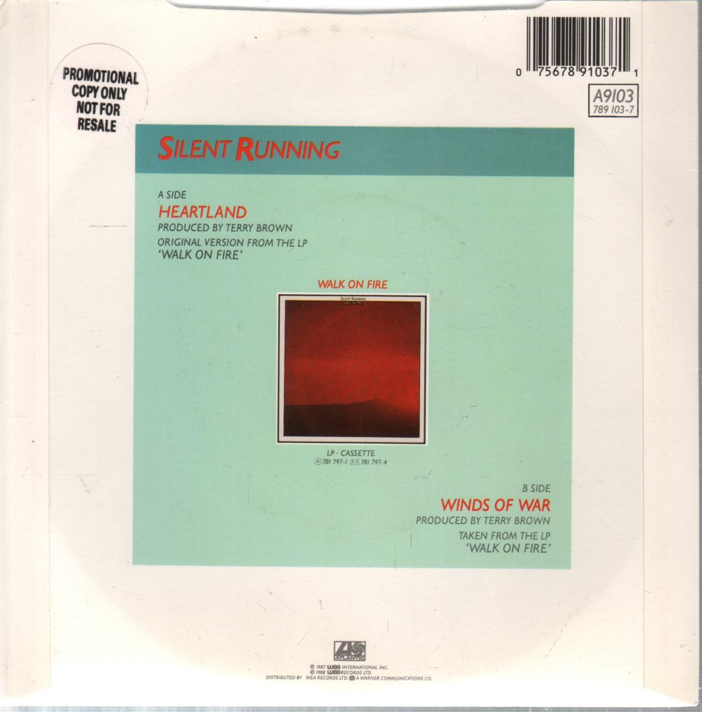 Silent Running - Heartland - 7 Inch