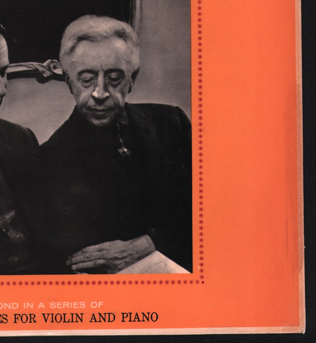 Artur Rubinstein and Henryk Szeryng - Beethoven / Brahms - Violin Sonatas (No. 8, Op. 30, No. 3 / No. 1, Op. 78) - Lp