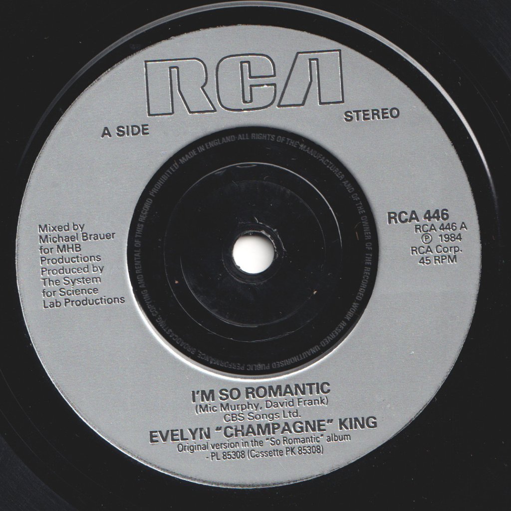 Evelyn Champagne King - I'm So Romantic - 7 Inch