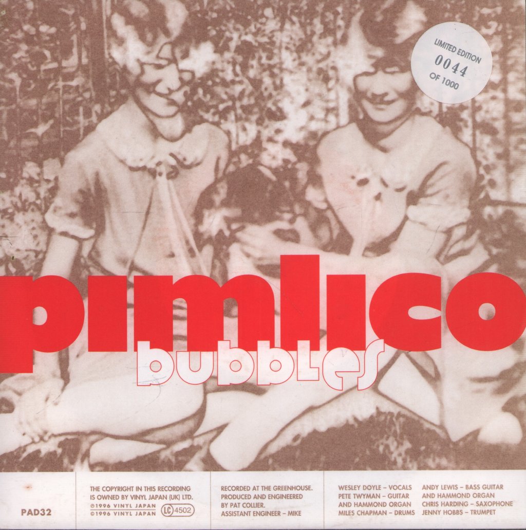 Pimlico - Bubbles - 7 Inch