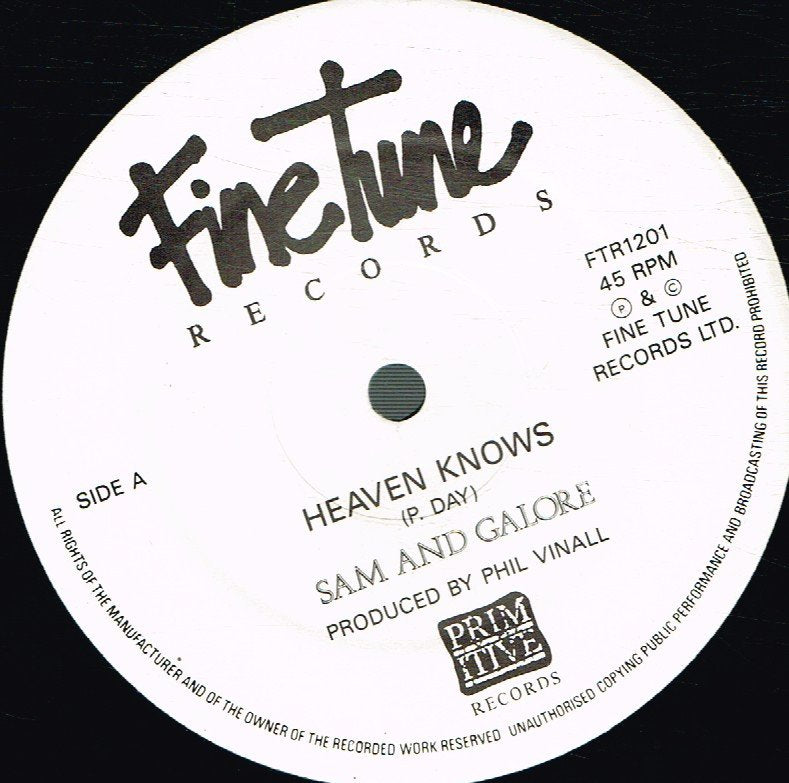 Sam And Galore - Heaven Knows - 12 Inch