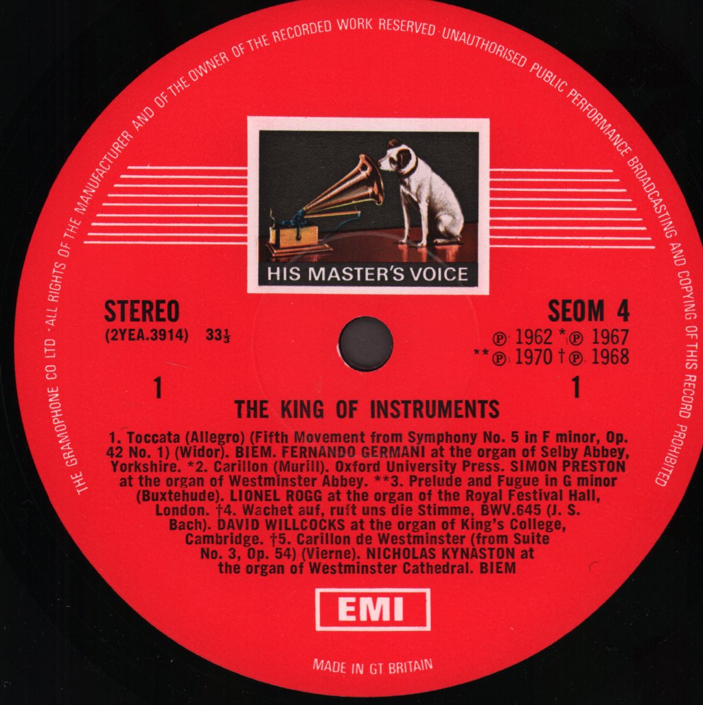 Various Artists - King Of Instruments - Lp