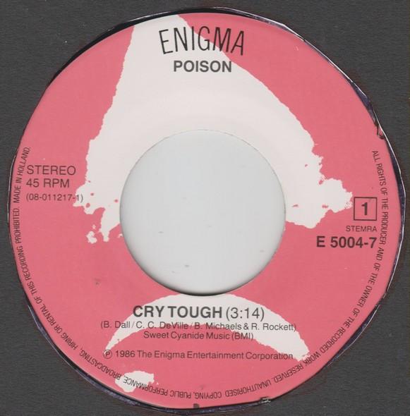 Poison - Cry Tough - 7 Inch