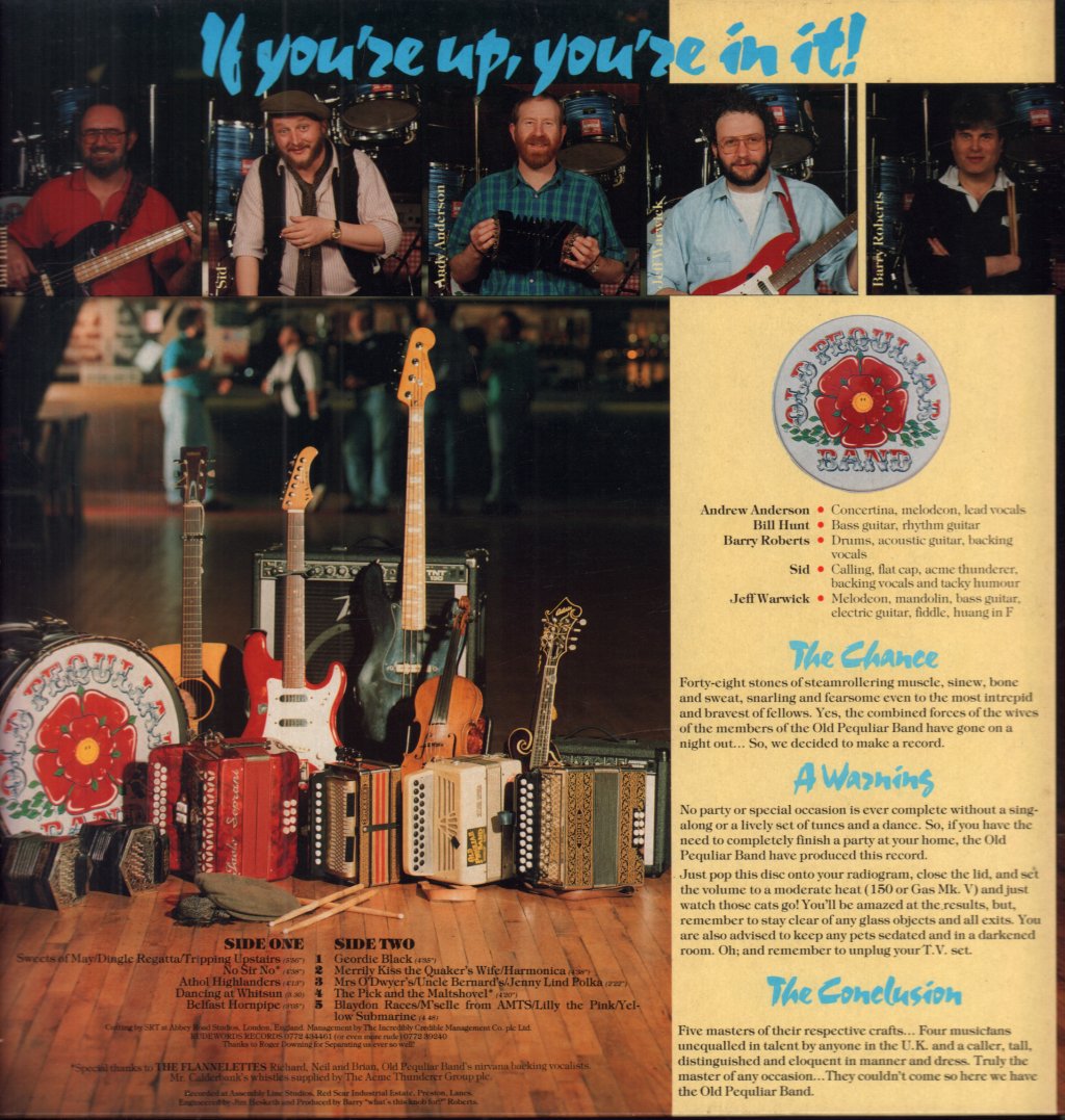 old pequliar band - if you're up, you're in it - Lp