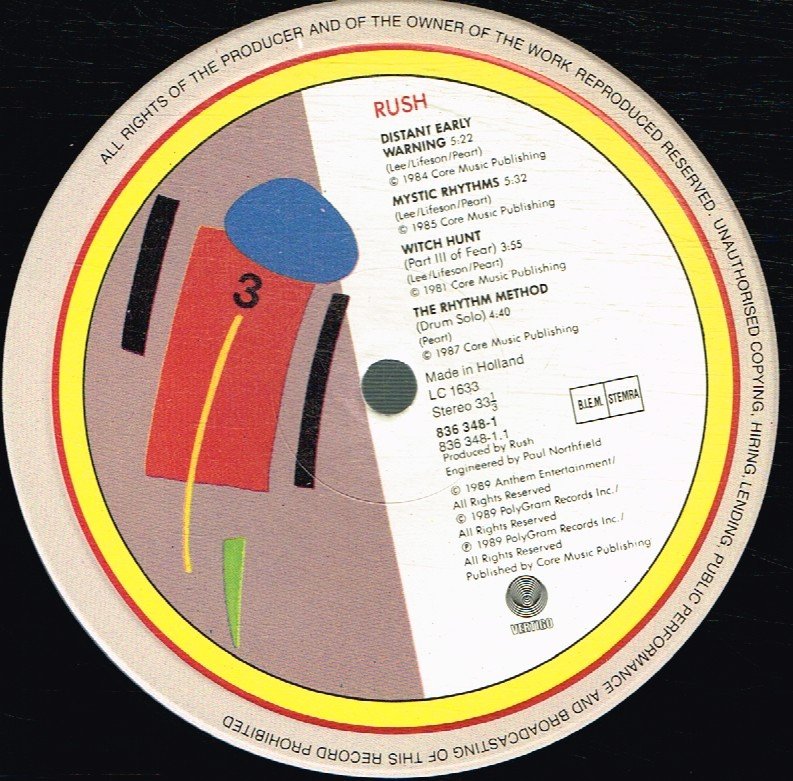 Rush - A Show Of Hands - Double Lp