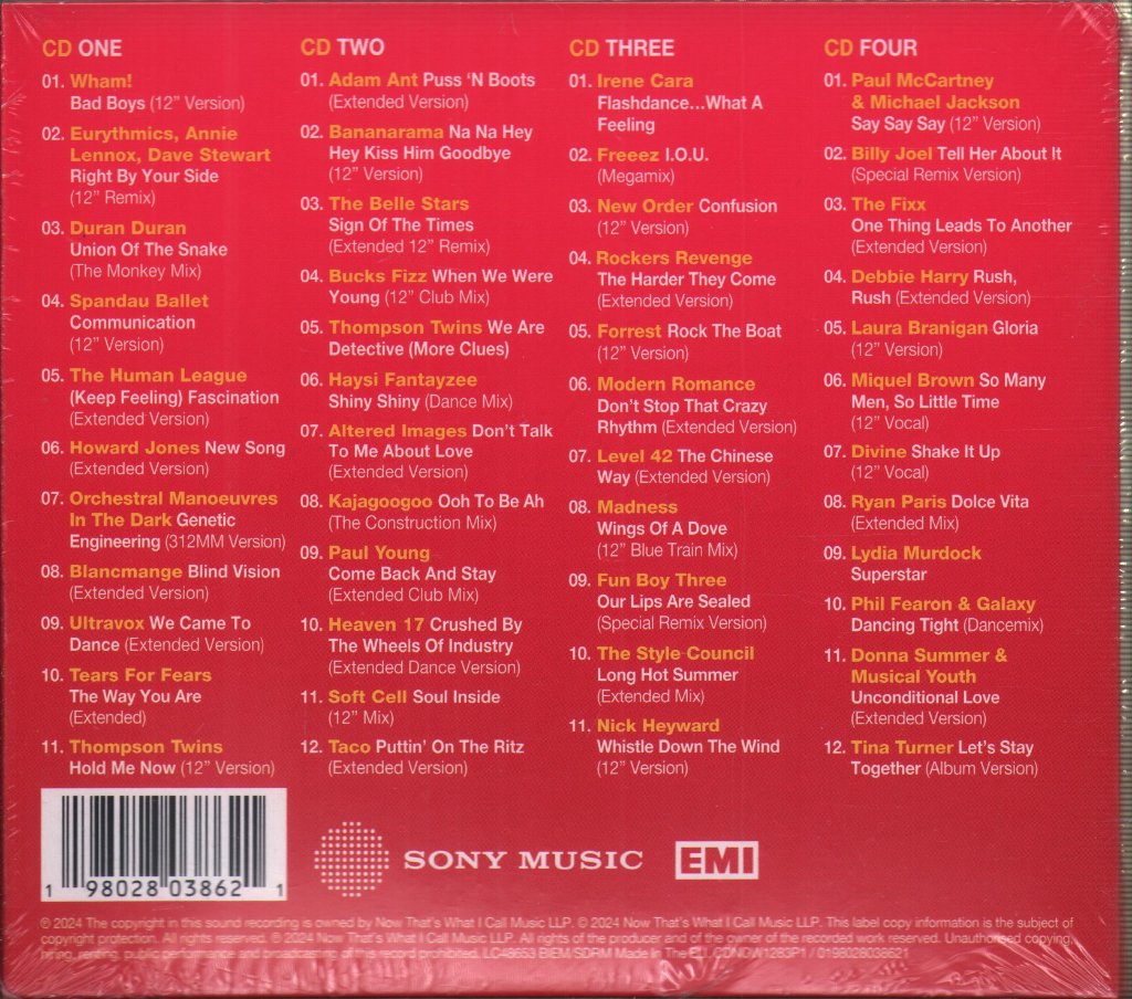 Various Artists - Now 12" 80s: 1983 (Part One) - Cd Set