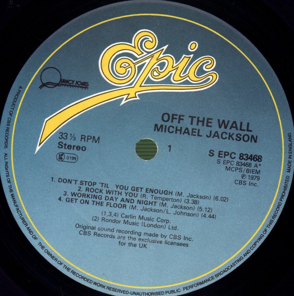 Michael Jackson - Off The Wall - Lp