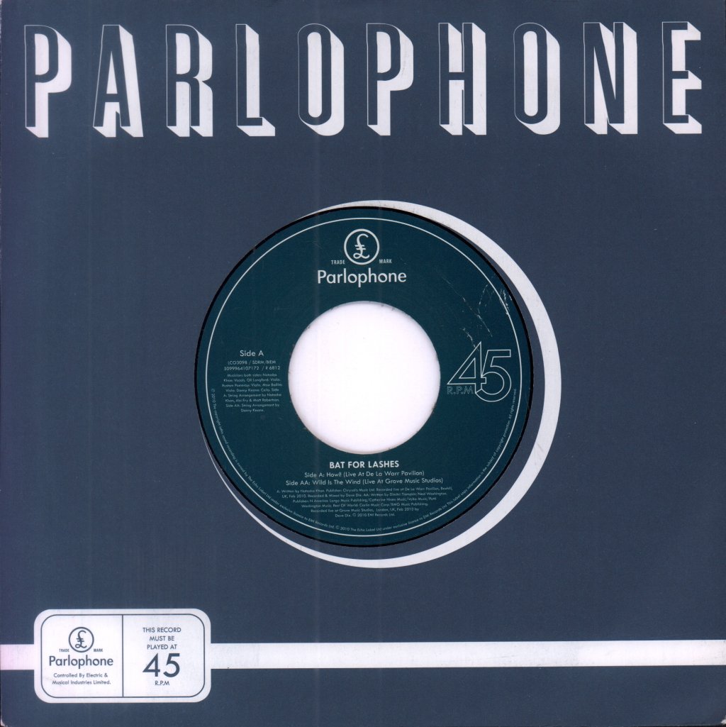 Bat For Lashes - Howl! Live - 7 Inch