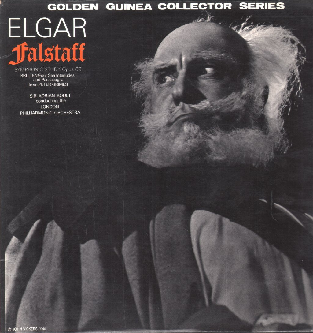 Sir Adrian Boult / London Philharmonic Orchestra - Elgar - Falstaff - Symphonic Study, OP.68 - Lp