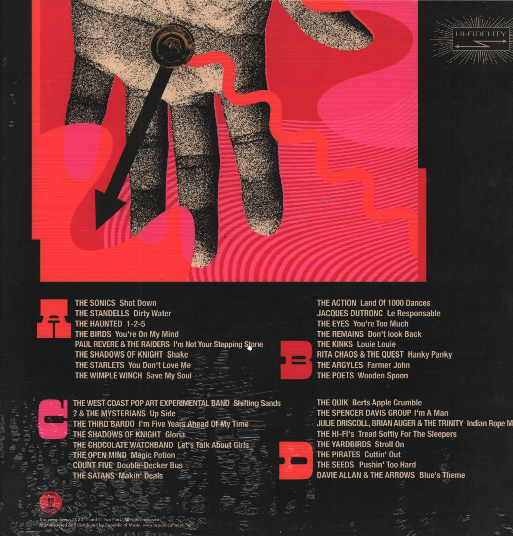 Various Artists - Wig Out! Freak Out! (Freakbeat & Mod Psychedelia Floorfillers 1964-1969) - Double Lp