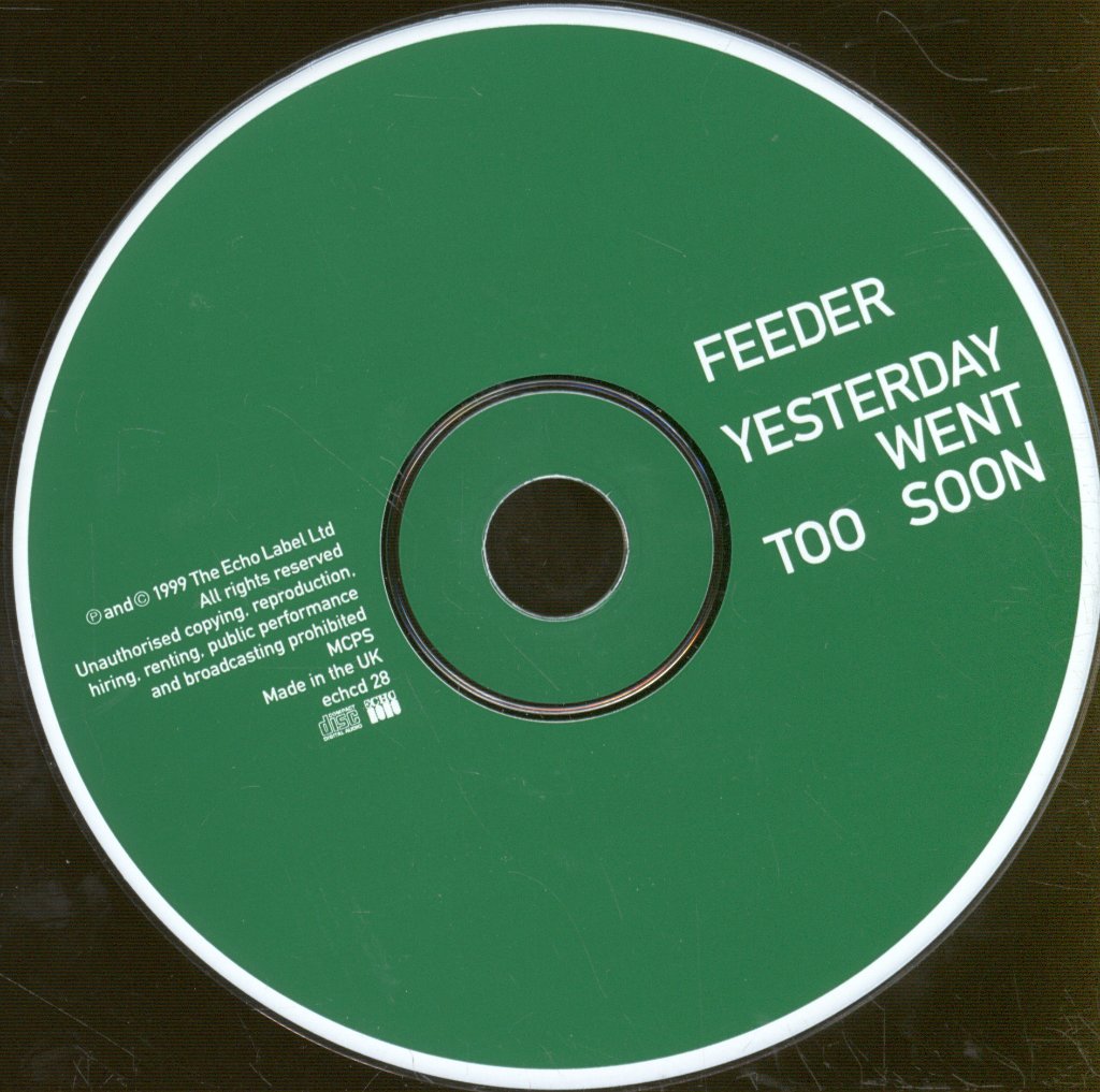 Feeder - Yesterday Went Too Soon - Cd