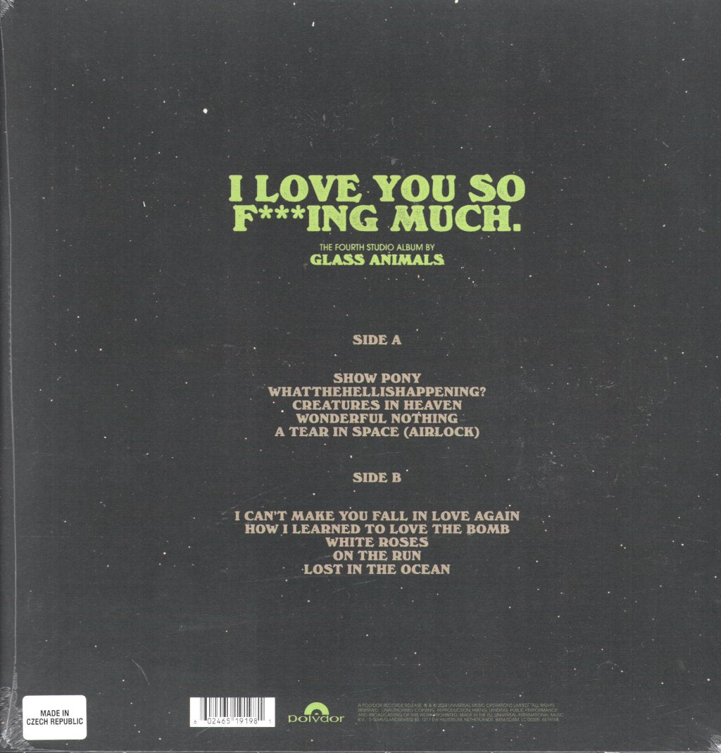 Glass Animals - I Love You So F***ing Much - Lp