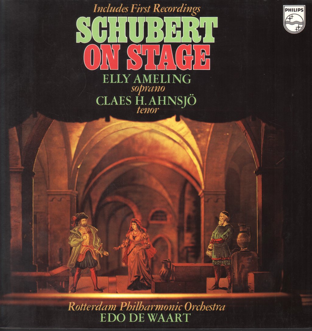 Elly Ameling / Claes H. Ahnsjö / Edo de Waart - Schubert On Stage - Lp