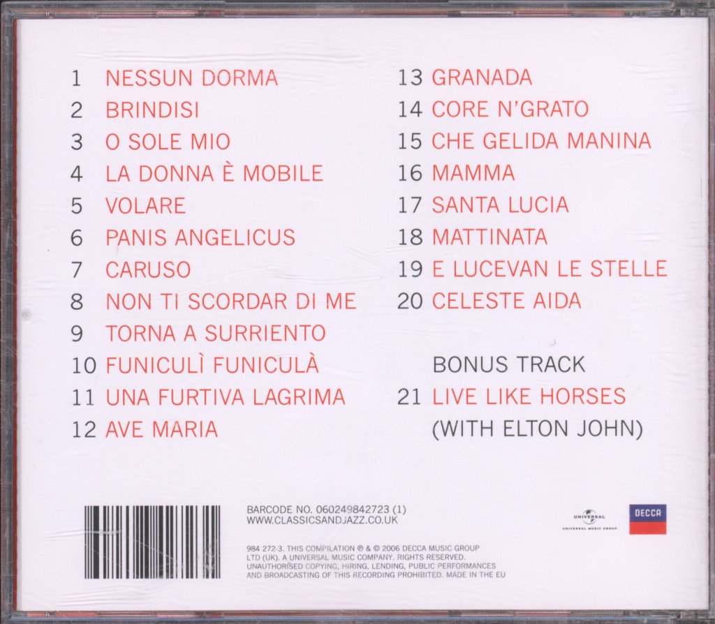 Luciano Pavarotti - Ultimate Collection - Cd