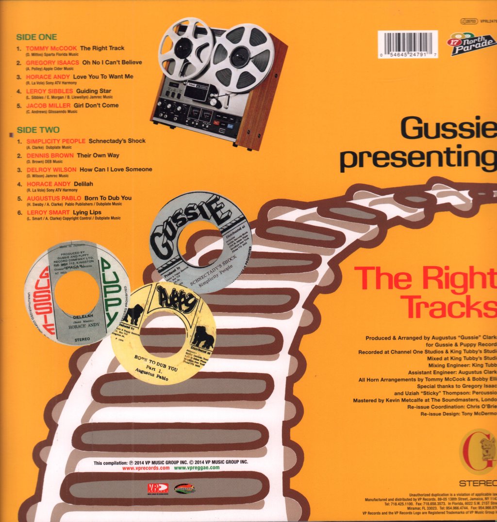 Various Artists - Gussie Presenting The Right Tracks - Lp