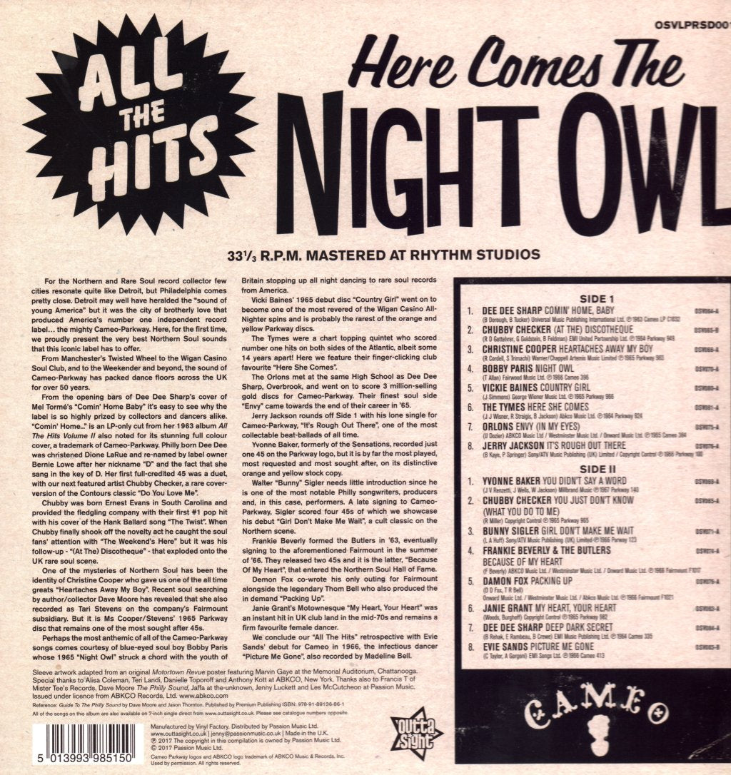 Various Artists - Here Comes The Night Owl - Lp