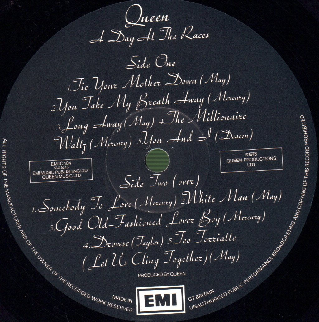 Queen - A Day At The Races - Lp