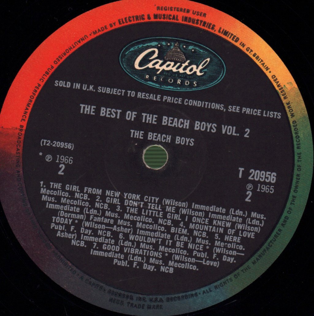 Beach Boys - Best Of The Beach Boys Vol. 2 - Lp