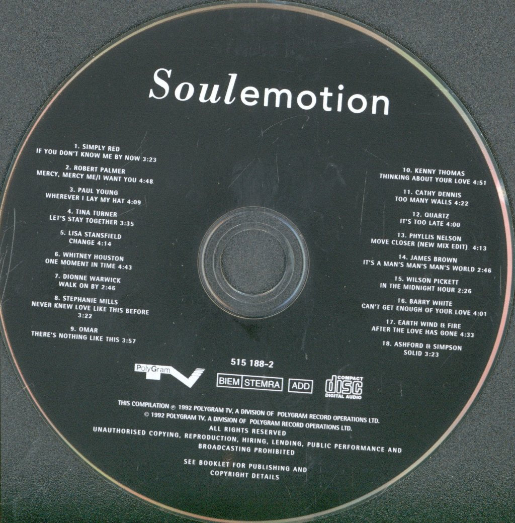 Various Artists - Soulemotion - Cd