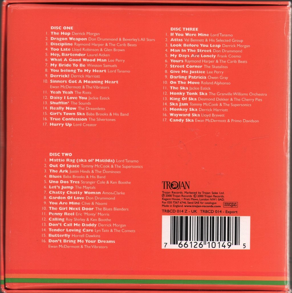Various Artists - Trojan Ska Box Set Volume 2 - Cd Set