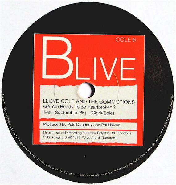 Lloyd Cole & The Commotions - Cut Me Down (Remix) - Double 7 Inch