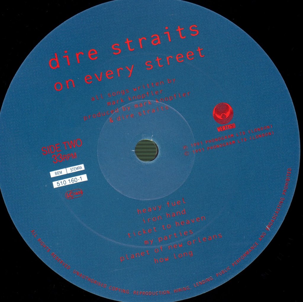 Dire Straits - On Every Street - Lp