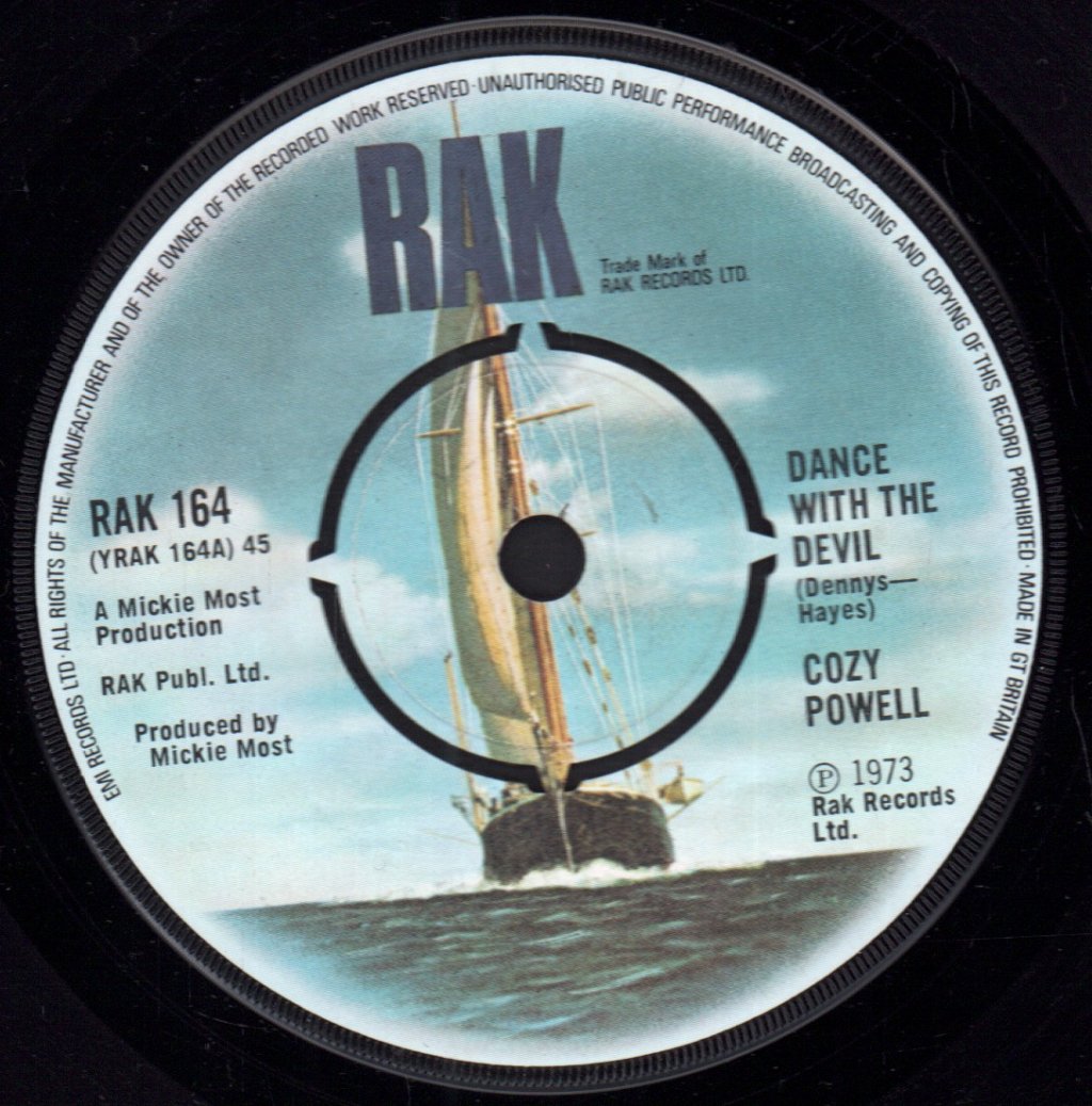 Cozy Powell - Dance With The Devil - 7 Inch