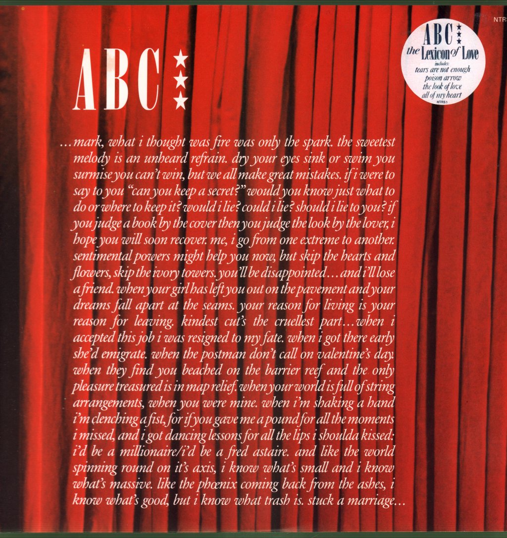 ABC - Lexicon Of Love - Lp
