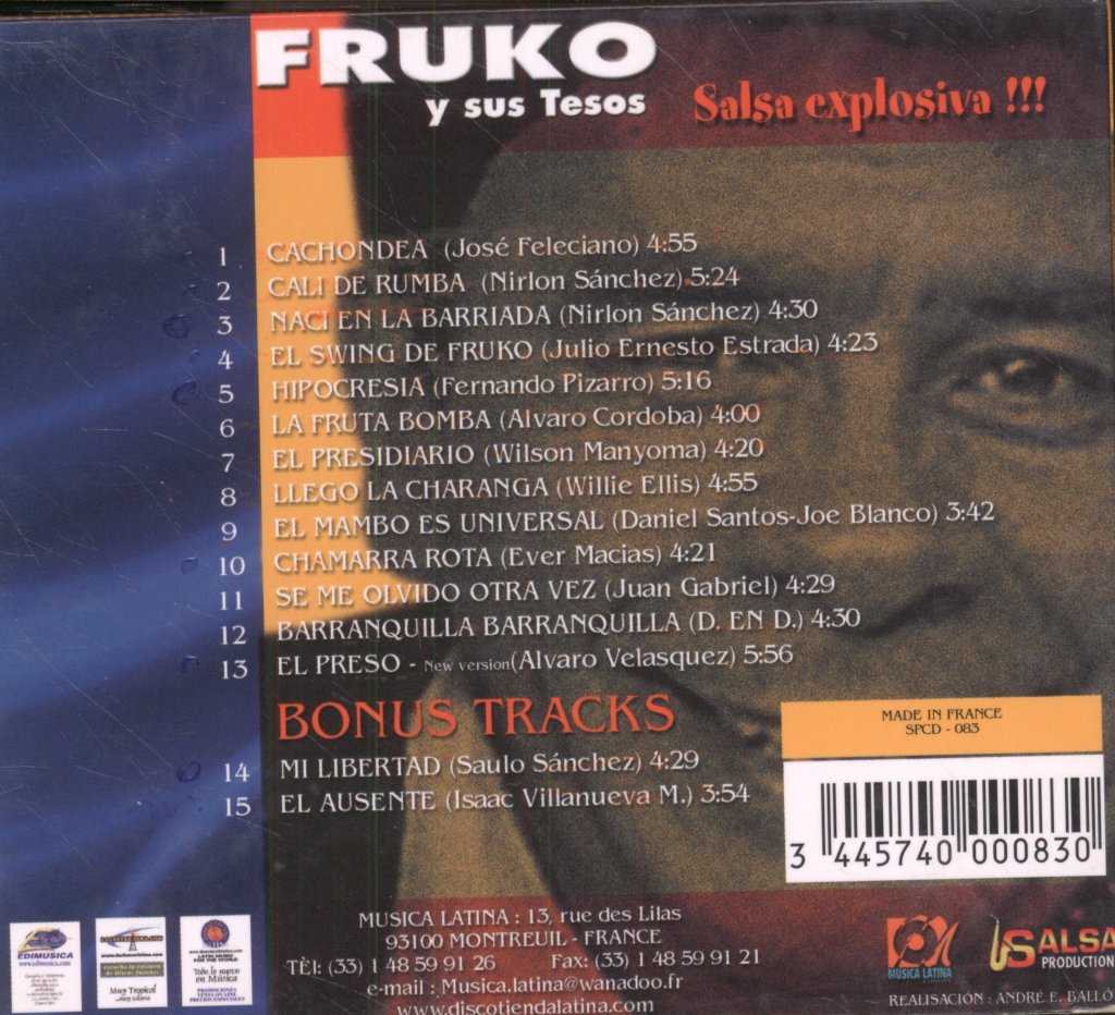 Fruko Y Sus Tesos - Salsa Explosiva!!! - Cd