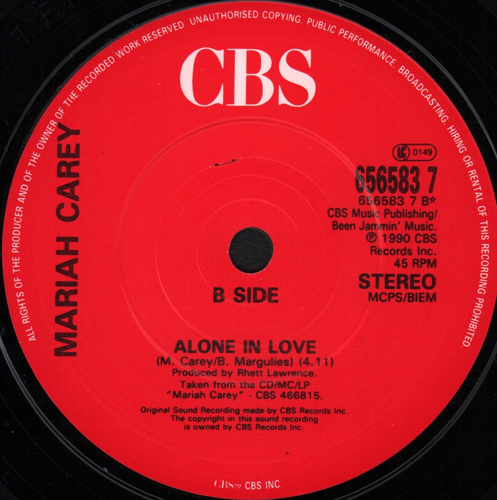 Mariah Carey - Someday - 7 Inch