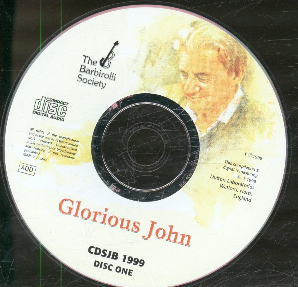 Sir John Barbirolli - Glorious John - Double Cd