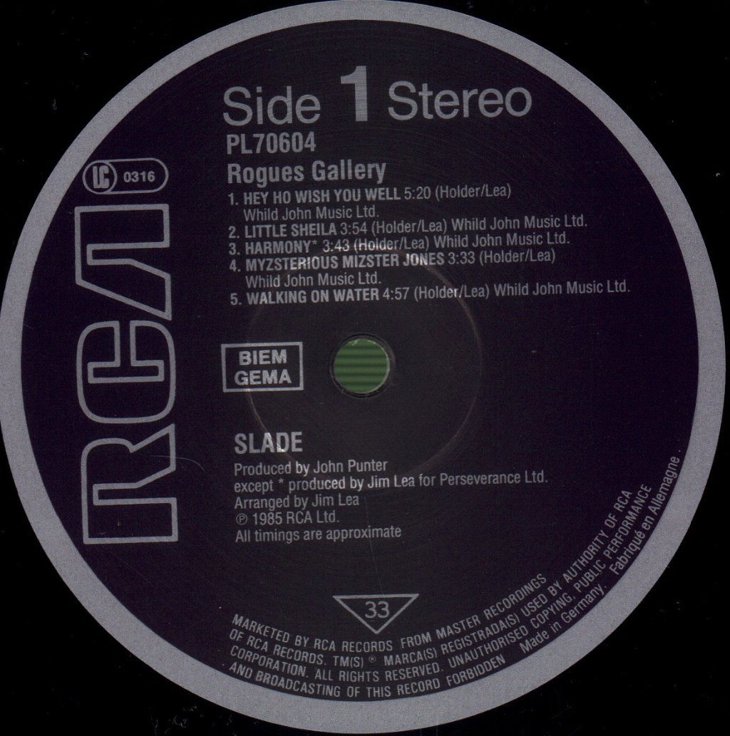 Slade - Rogues Gallery - Lp