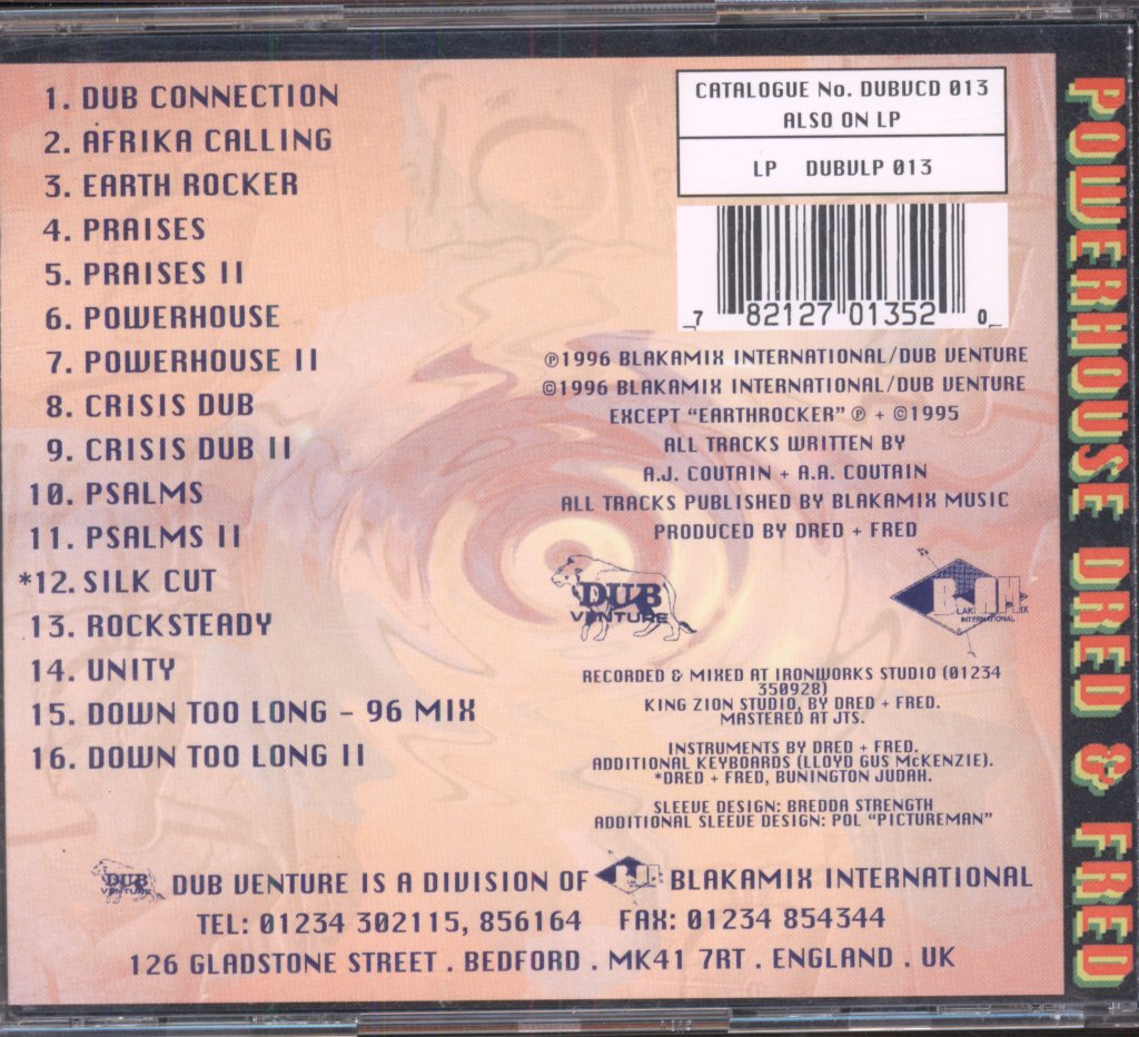 Dred & Fred - Powerhouse - Cd