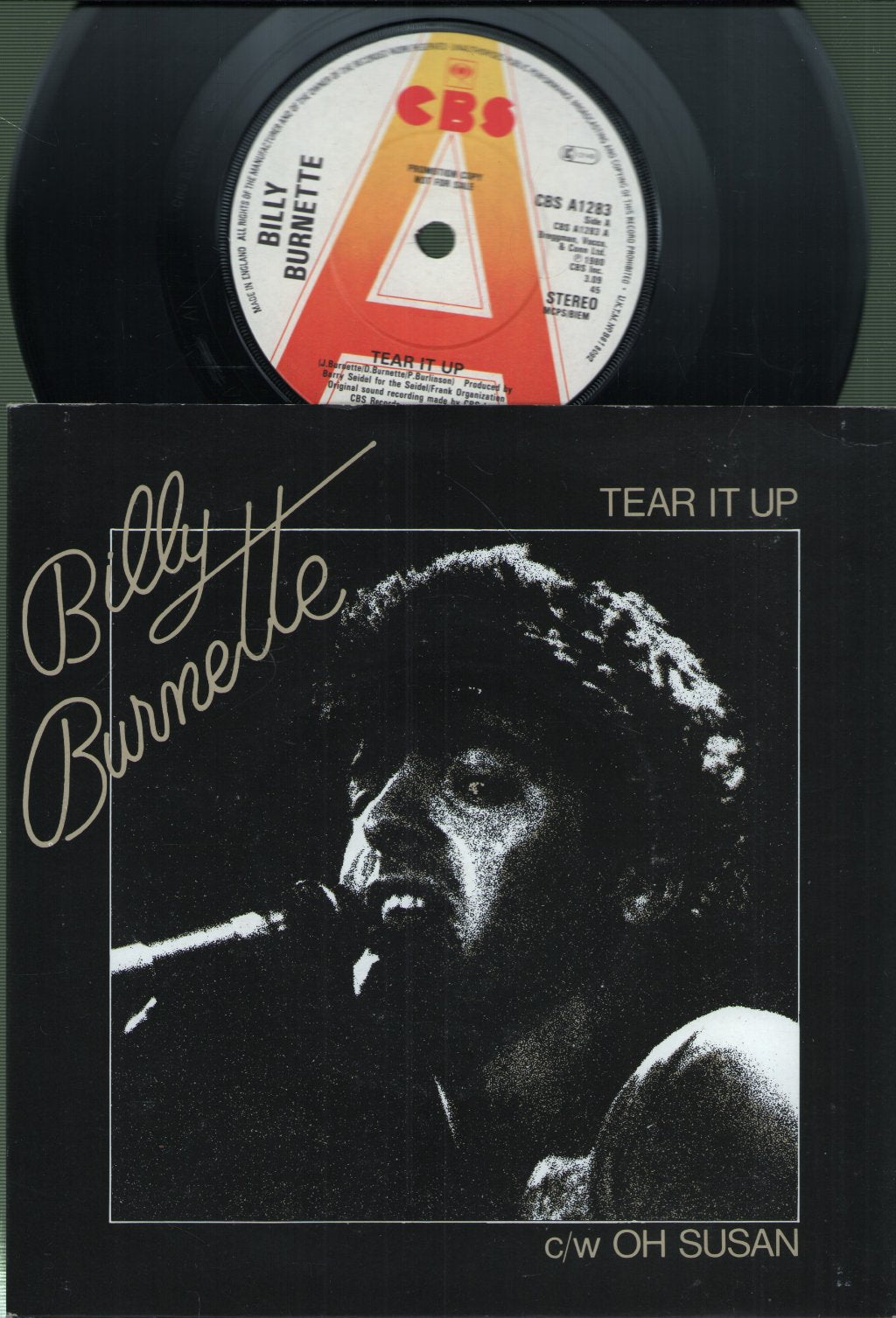 Billy Burnette - Tear It Up - 7 Inch