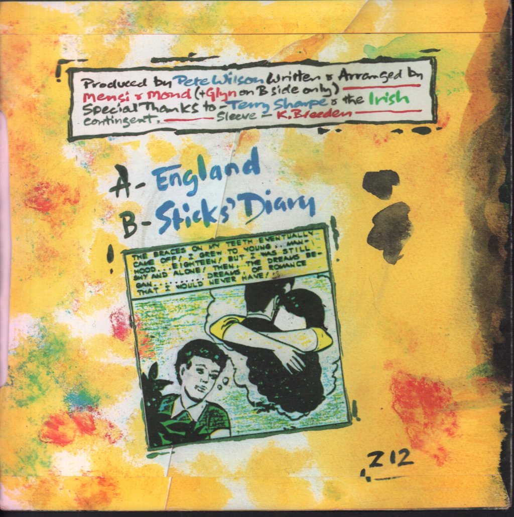 Angelic Upstarts - England - 7 Inch