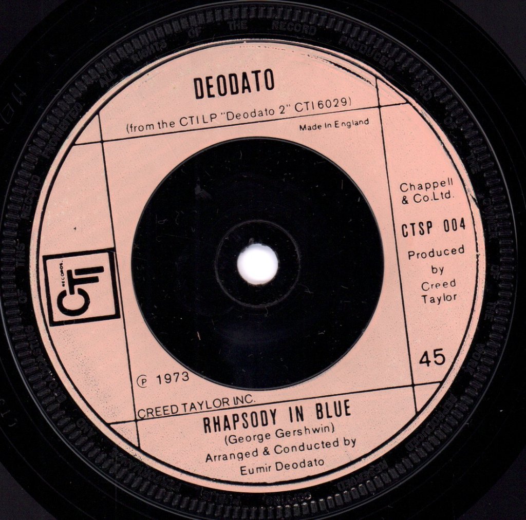 Deodato - Also Sprach Zarathustra - 7 Inch