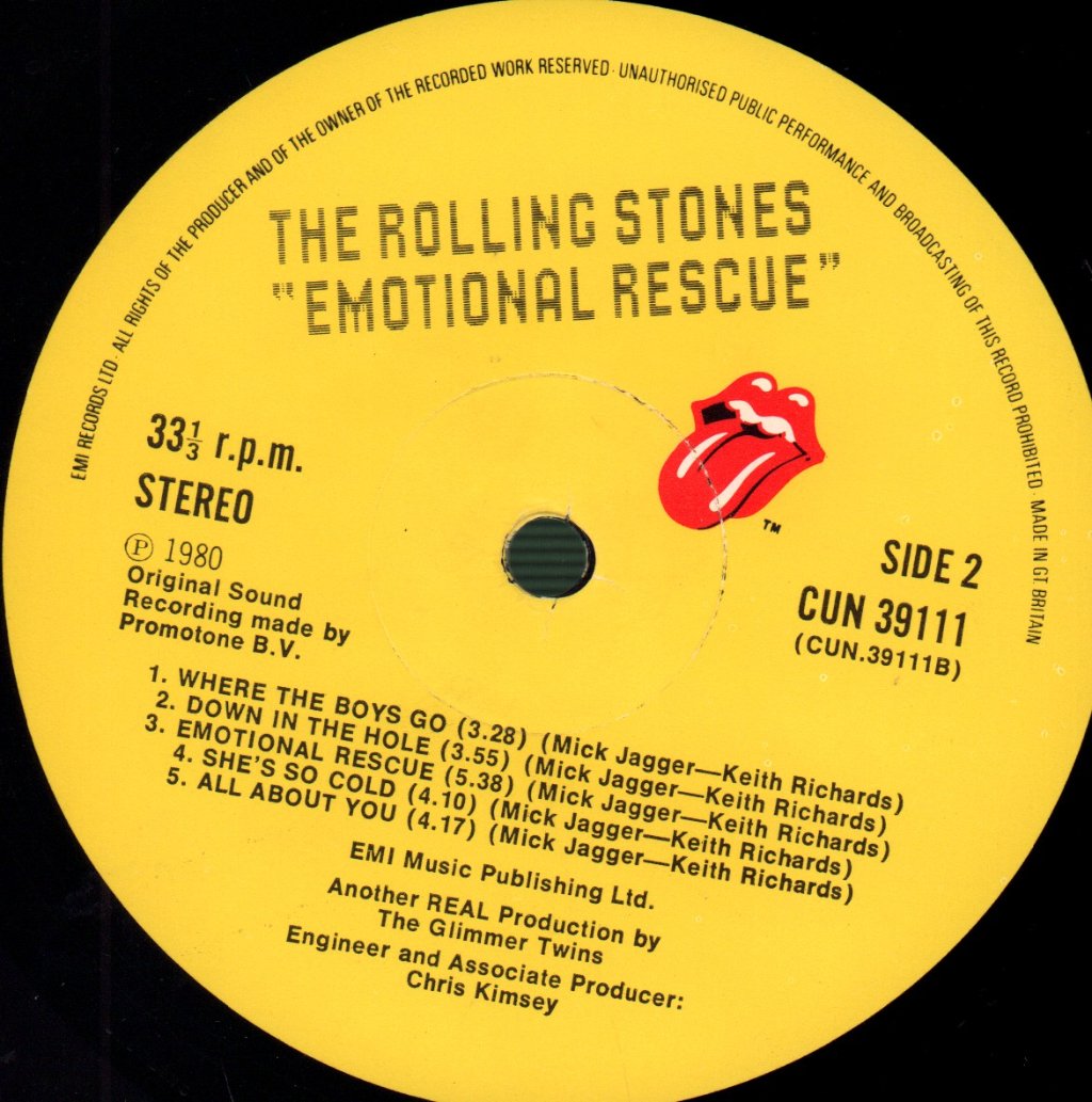 Rolling Stones - Emotional Rescue - Lp