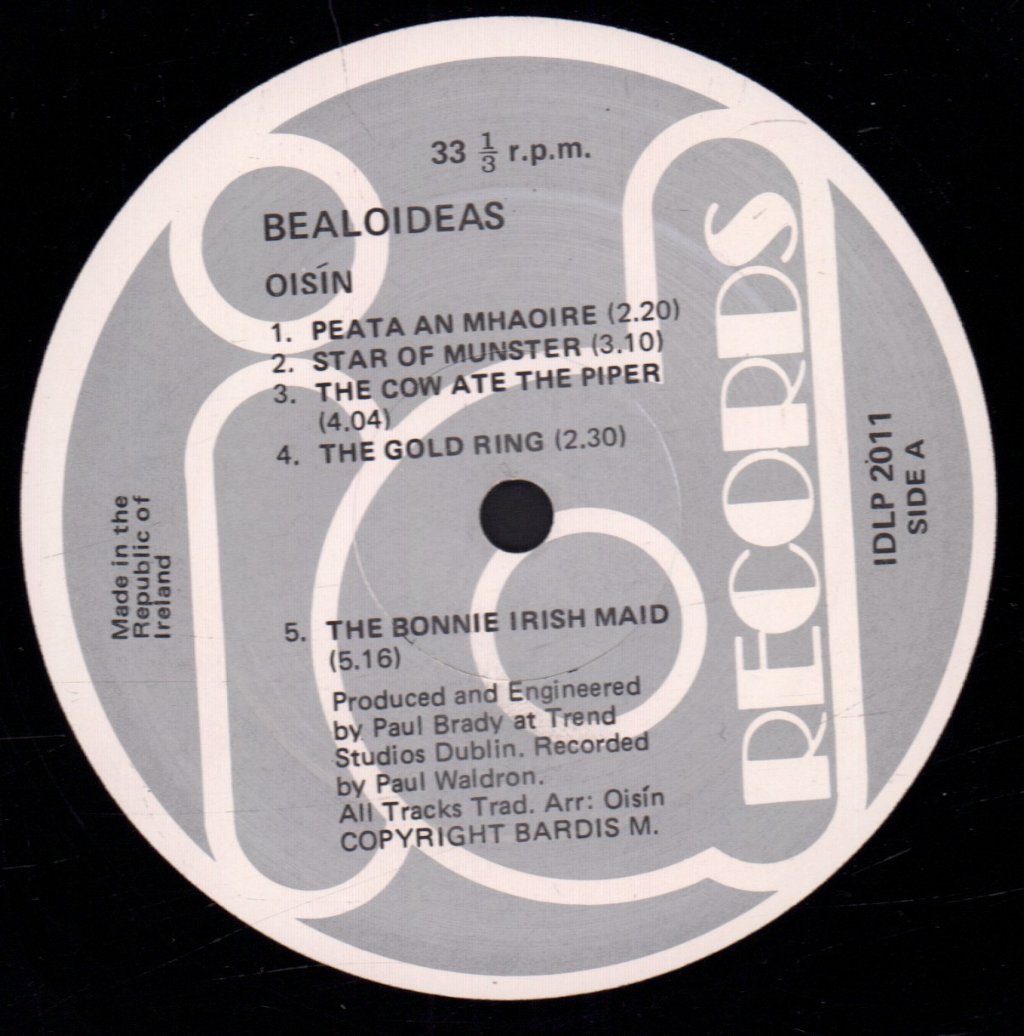 Oisin - Bealoideas - Lp