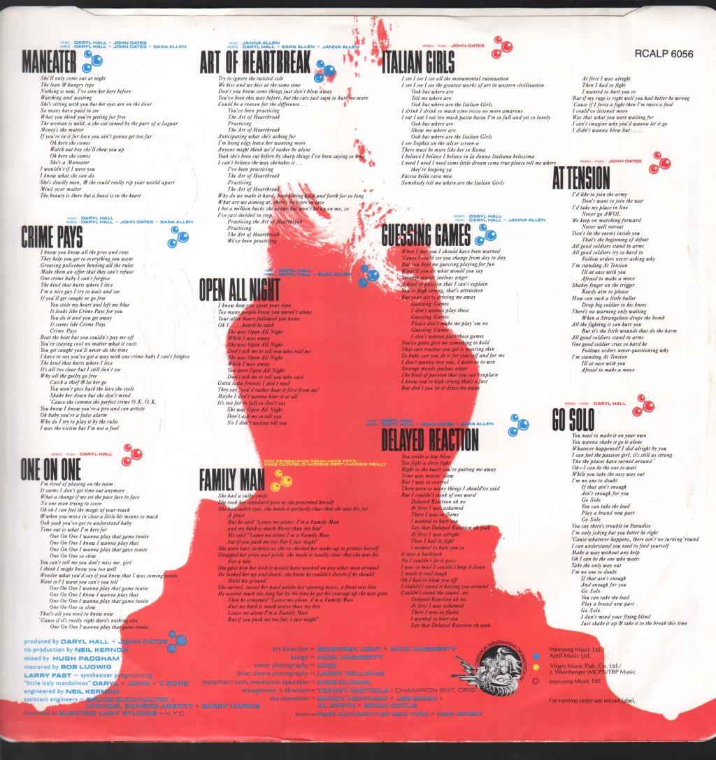 Hall And Oates - H2O - Lp