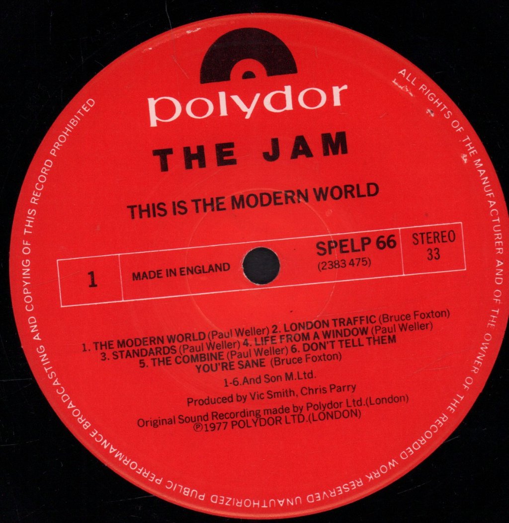 Jam - This Is The Modern World - Lp