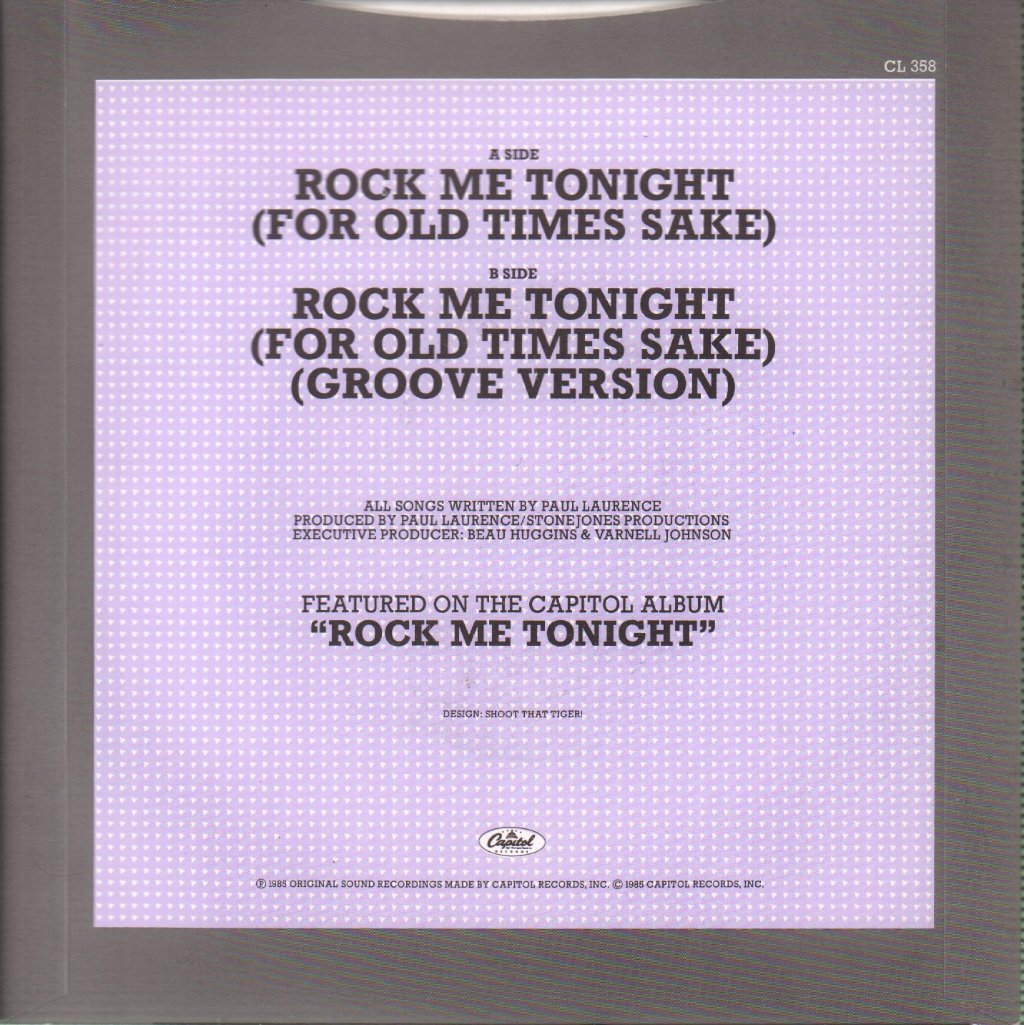 Freddie Jackson - Rock Me Tonight - 7 Inch