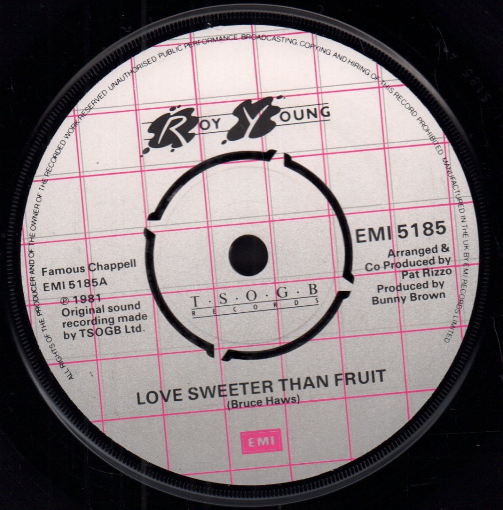 Roy Young - Love Sweeter Than Fruit - 7 Inch